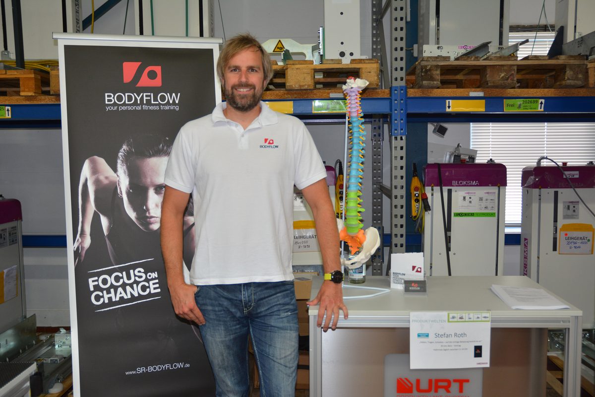 Aktivvortrag Heben Schieben Tragen in der Produktion bei Firma Bloksma