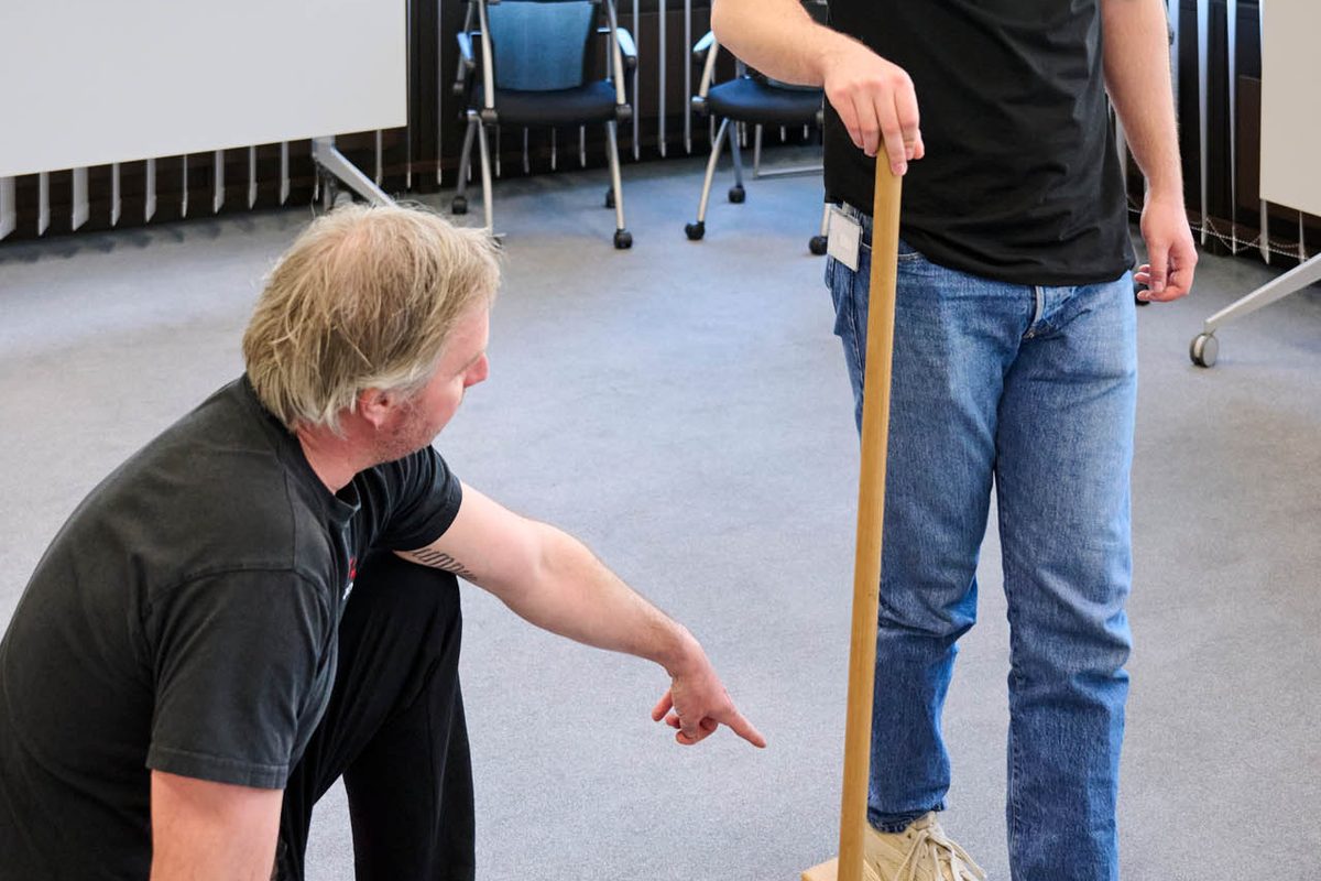 Analyse von Bewegungsmustern bei Mitarbeitern während eines Gesundheitstags